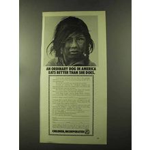 1973 Children, Incorporated Ad - An Ordinary Dog