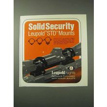 1978 Leupold STD Mounts Ad - Solid Security