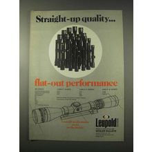 1978 Leupold Scopes Ad - Straight-Up Quality
