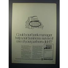 1978 Midland Bank Ad - Help Business Survive