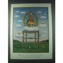 1989 Grand Marnier Liqueur Ad - Seat of Grandeur
