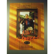 1989 Faonnable Fashion Ad - Faonnable. Dressing complet pour homme