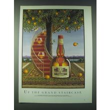 1989 Grand Marnier Liqueur Ad - Up the Grand staircase
