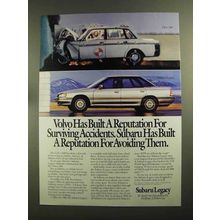 1990 Subaru Legacy Ad - Reputation For Avoiding