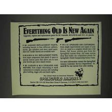 1991 Springfield Armory Ad, Everything Old is New Again