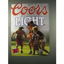 1992 Coors Light Beer Ad - The Right Beer Now