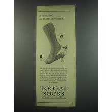 1949 Tootal Socks Ad - foot comfort