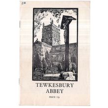 TEWKESBURY ABBEY, GLOUCESTERSHIRE. guide book vgc no date. 28 pages (a) =