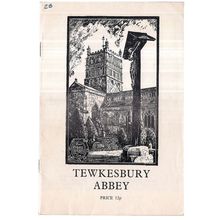 TEWKESBURY ABBEY, GLOUCESTERSHIRE. guide book vgc no date. 28 pages (a) /