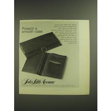 1974 Saks Fifth Avenue Passport Case and Utility Case Ad - Present a smooth case