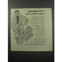1955 Mark Cross Robe and Sleepcoat Ad - Mark Cross makes a Special Point