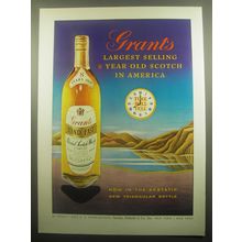 1959 Grant's Stand Fast Scotch Advertisement