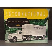 International Model D-35 and DS-35 Trucks Sales Brochure