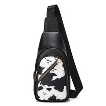 Ladies' Shoulder Crossbody Bag Outdoor Small Bag Milk Black