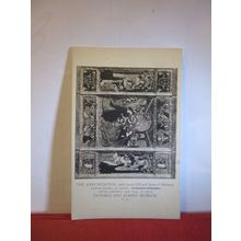 THE ANNUNCIATION with LOUIS XII . unused postcard Victoria & Albert Museum =