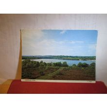 FRENSHAM POND, SURREY used vintage postcard by Judges 1975 pm =