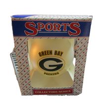 Green Bay Packers Plastic Christmas Ornament Vintage 1996 NFL Football Holiday