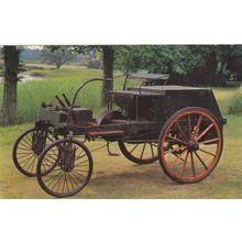 ED 69 1895 1HP KNIGHT MOTOR CAR , PRINTED POSTCARD, VC3