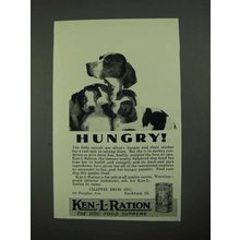 1931 Ken-L-Ration Dog Food Ad - Hungry!