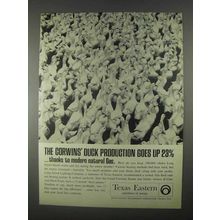 1967 Texas Eastern Ad - Corwins' Duck Production