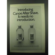 1969 Dana Canoe After Shave Ad - No Introduction