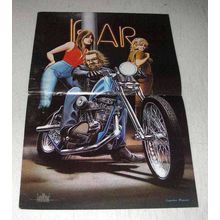 1978 David Mann Illustration - Bar