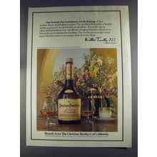 1980 Christian Brothers Brandy Ad - Worth Sharing