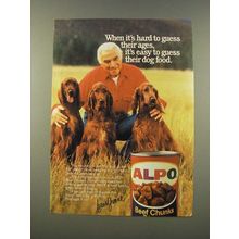 1986 Alpo Dog Food Ad - Lorne Greene