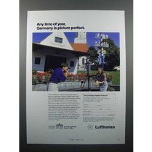 1992 Lufthansa Airlines Ad - Germany is Picture Perfect