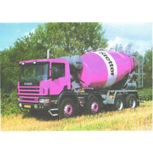 cement mixer; history; Scania Typ P 124 CB 8x4 HZ