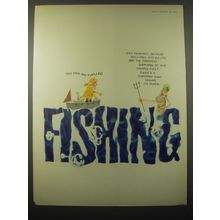 1965 Shell-Mex BP Oil Ad - Fishing