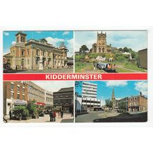 Multiview of Kidderminster Postcard Worcestershire