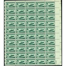 International Naval Review Sheet of Fifty 3 Cent Postage Stamps Scott 1091