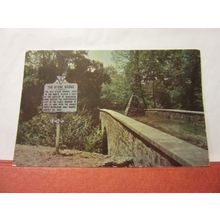 THE OLD STONE BRIDGE, MANASSAS, VIRGINIA. USA. unused postcard /