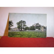 MILLOM CASTLE, CUMBRIA used antique postcard by Hartmann 1916 pm =