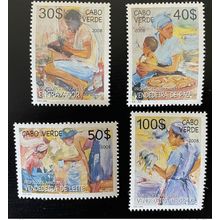 Cape Kap Verde Cabo Verde 2008 Mi. 930 - 933 Profissoes ambulantes workers