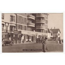 The High Street Rottingdean Postcard East Sussex