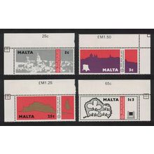 Malta European Architectural Heritage Year 4v Corners 1975 MNH SG#545-548