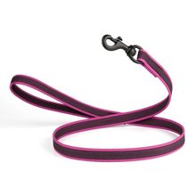 Rubber Infused Nylon Leash W3/4" x L 4' Pink