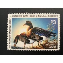 ICOLLECTZONE US Minnesota MN9 1985 Duck Stamp VF NH