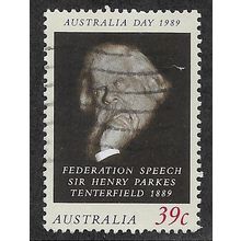 AUS 1989 39c 'AUSTRALIA DAY ' FINE USED (EBID67-278)