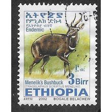 ETH 2002 3B 'MENELIKS BUSHBUCK'(SMALL) FINE USED (EBID70-307)