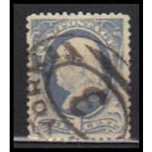 Used 206 1c Benjamin Franklin Just Clears RA0358
