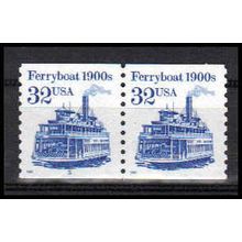 2466 32c Ferryboat Very Fine MNH LGG CNP Left 5 PA1158