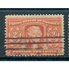 Used 324 2c Thomas Jefferson Barely Clears C2446