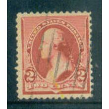 Used 220 2c George Washington Fine A13690