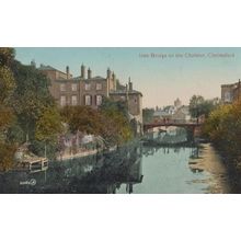 Iron Bridge Chelmer Village Chelmsford Vintage Essex Waterside Postcard