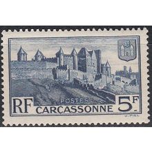 France 1938 Michel 413 Neuf ** Cote (2008) 1.50 € Remparts Cité de Carcassonne