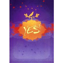 Yes! - Tree Free Greeting Card - 18088