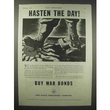 1945 WWII War Advertising Council Ad - Buy War Bonds